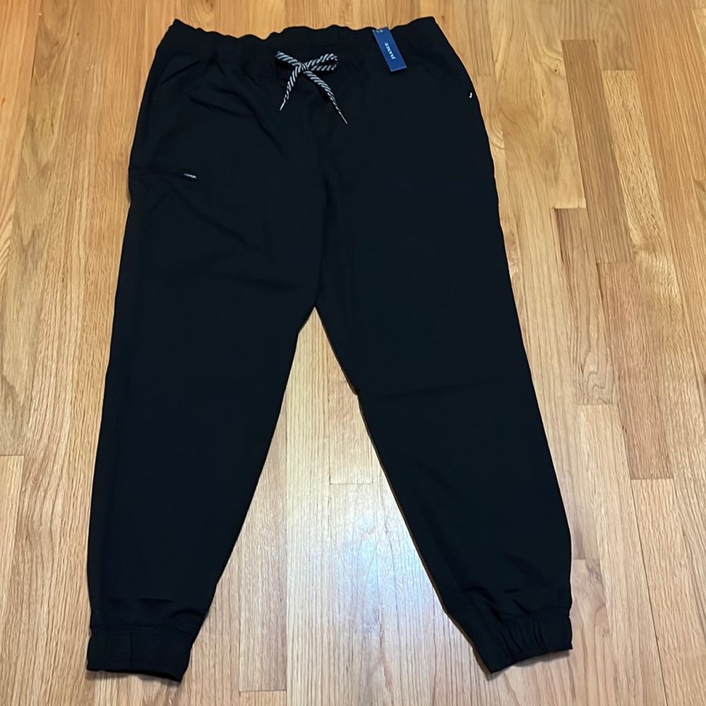 Jaanuu | Black Jogger Scrub Pants NEW women’s XL Elastic waist NWT